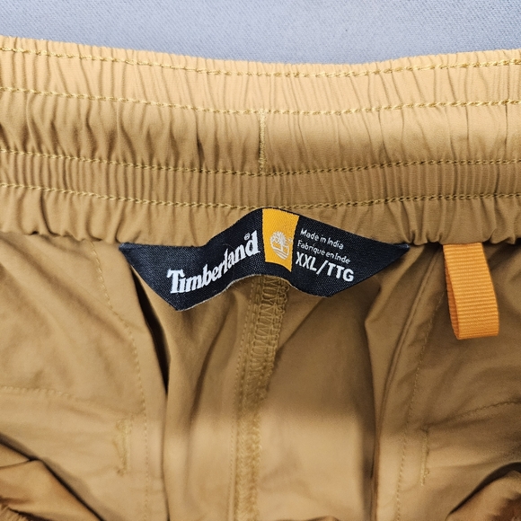 Timberland DWR Trail Joggers Wheat Tan Brown Wind Breaker Mens Sz XXL - Picture 3 of 6